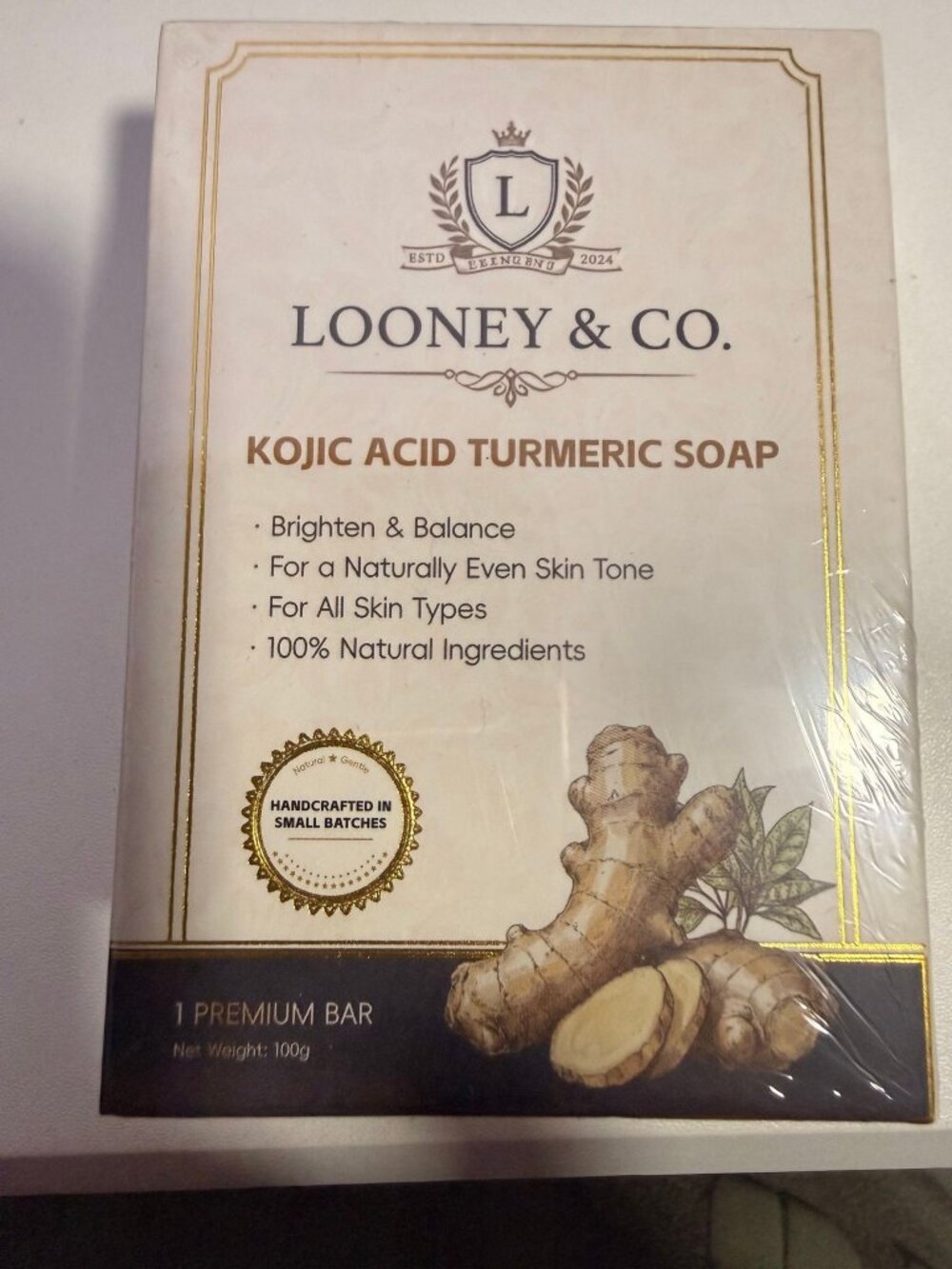 ✨ Looney & Co Kojic Acid Turmeric Soap | Brightening Glow Bar | NEW!